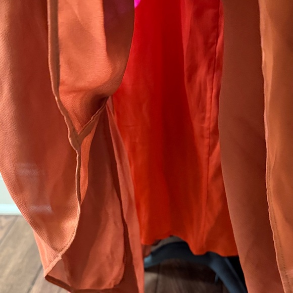 farm RIO Macaw Scarf Cut Out Maxi Dress in Color Block Multi Size Small NWT - Picture 5 of 14